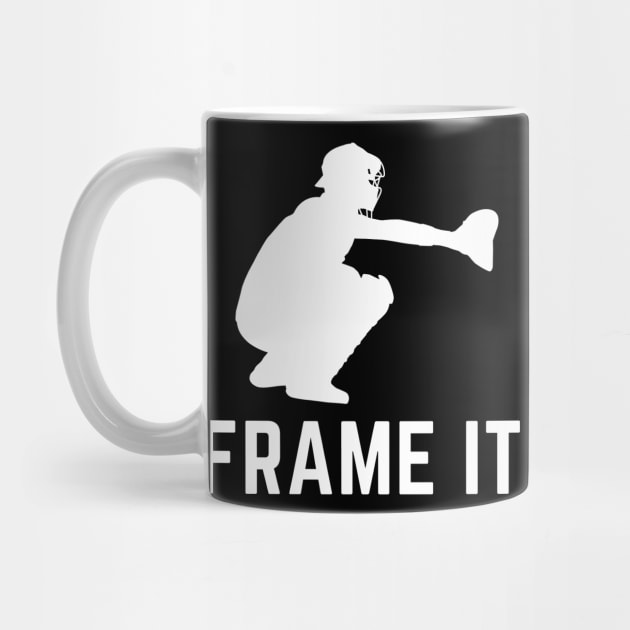 Frame it- a baseball catcher design by C-Dogg